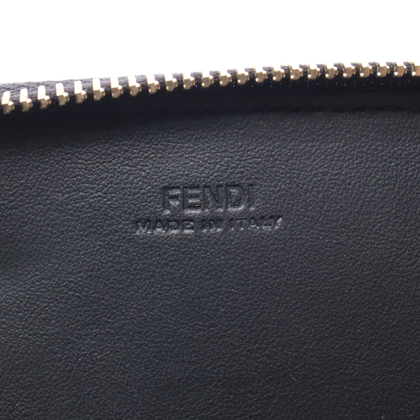 バグズアイ ラウンドファスナー長財布 レザー ブラック フェンディ 財布・小物 FENDI