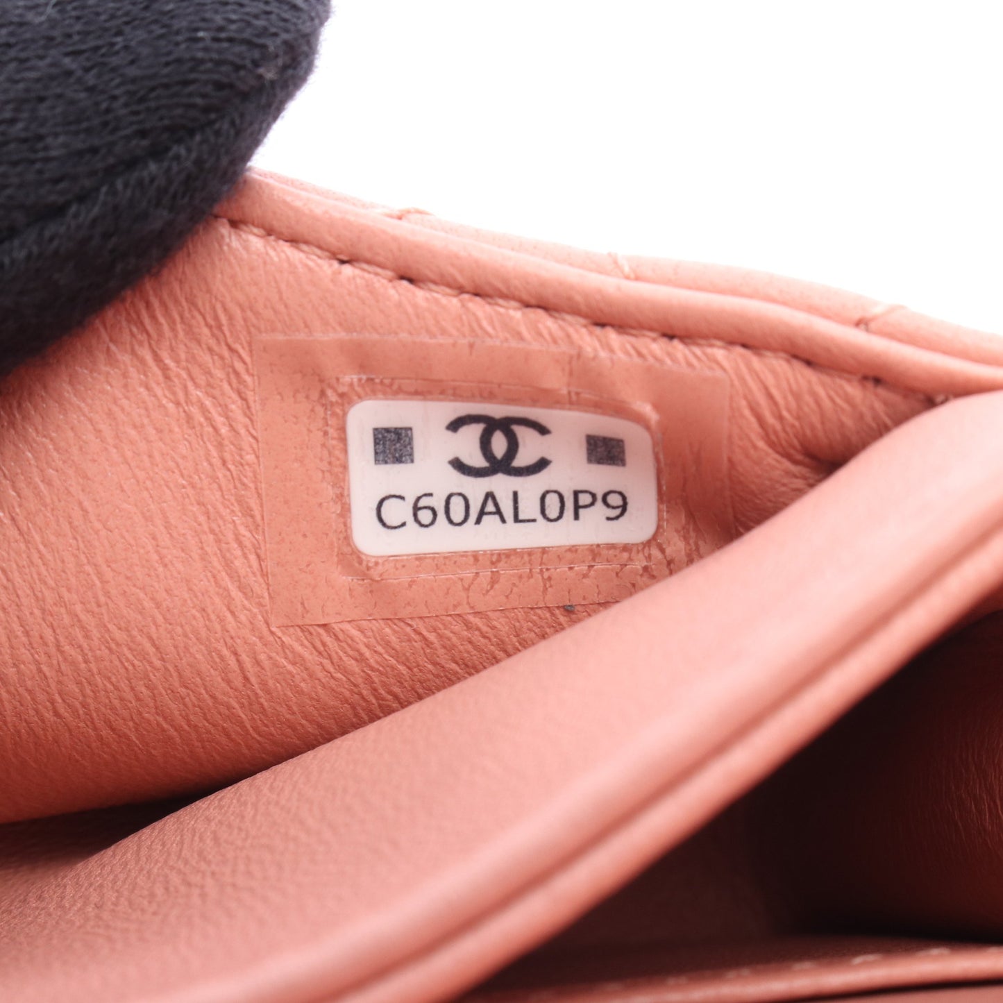 マトラッセ クラシック ミニバッグ バッグチャーム レザー ピンク ゴールド金具 シャネル 財布・小物 CHANEL