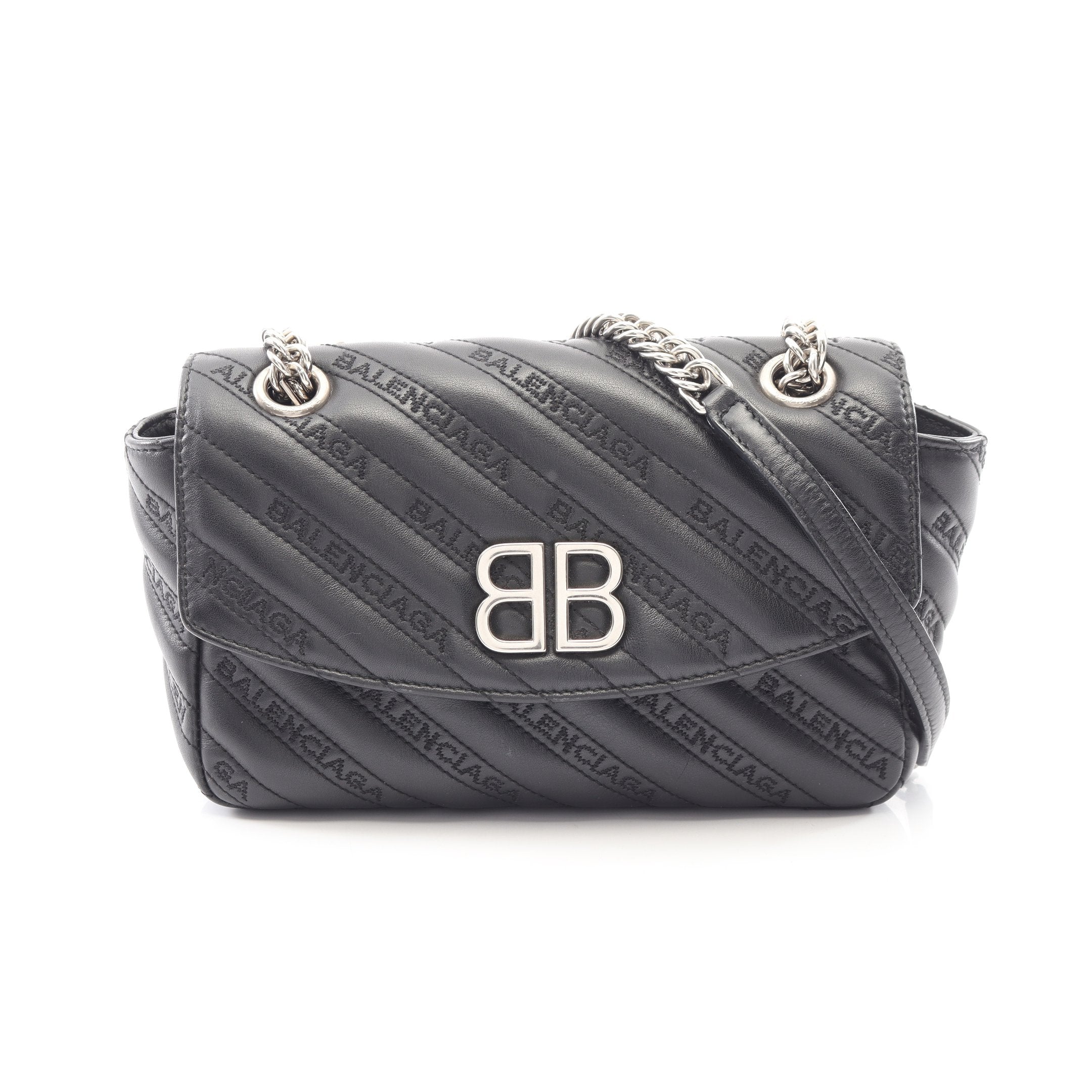 BALENCIAGA ブラックショルダーバッグ バレンシアガ BALENCIAGA