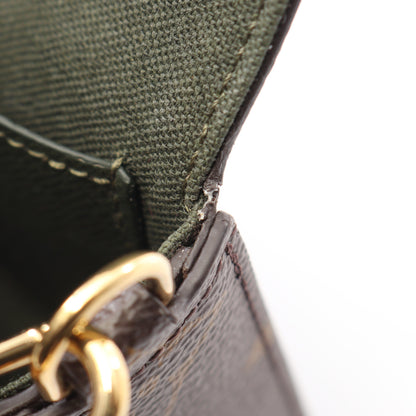 ミュルティ ポシェット フェリシー モノグラム ショルダーバッグ PVC ブラウン ダークグリーン ルイヴィトン バッグ LOUIS VUITTON