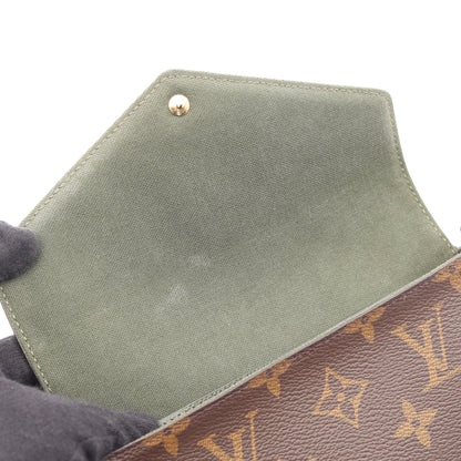 ミュルティ ポシェット フェリシー モノグラム ショルダーバッグ PVC ブラウン ダークグリーン ルイヴィトン バッグ LOUIS VUITTON
