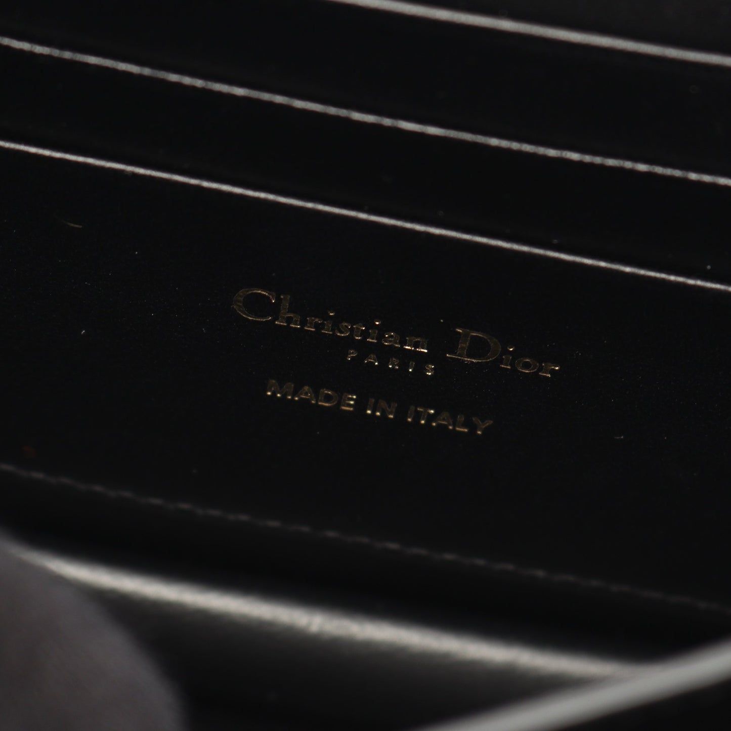 MISS CARO ミニバッグ マクロカナージュ チェーンショルダーバッグ レザー ブラック クリスチャンディオール バッグ Christian Dior