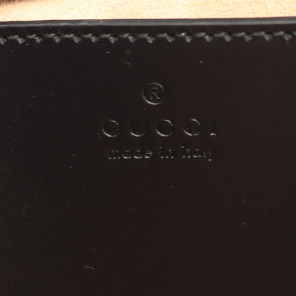 GGマーモント チェーンショルダーバッグ レザー ブラック グッチ バッグ GUCCI