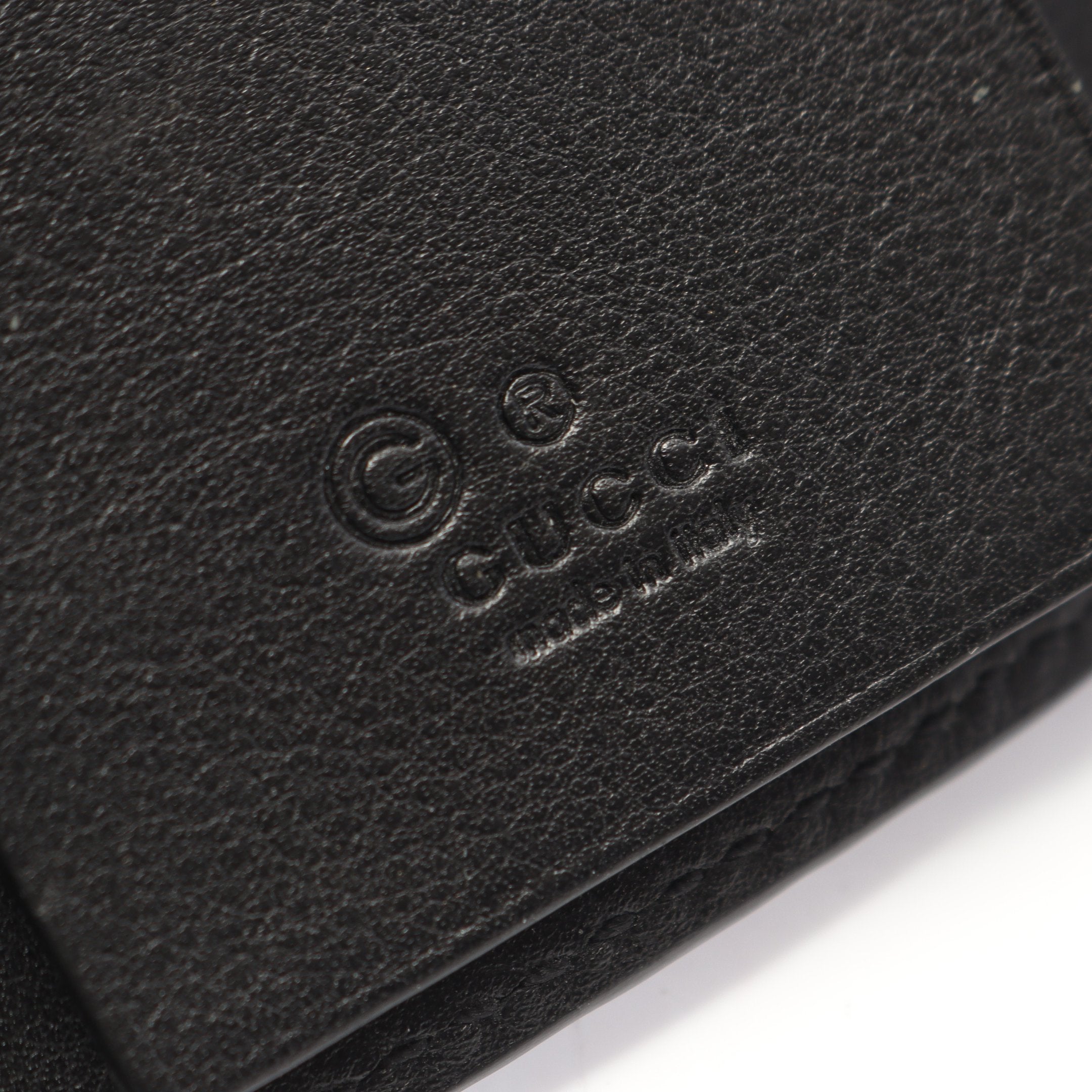 グッチ GUCCI マイクログッチシマ レザー ブラック 【公式通販】