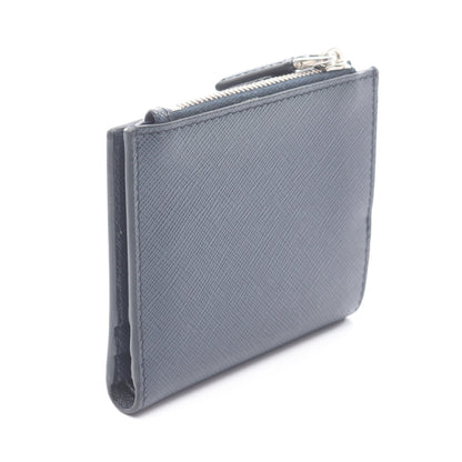 SAFFIANO 二つ折り財布 サフィアーノレザー ネイビー プラダ 財布・小物 PRADA