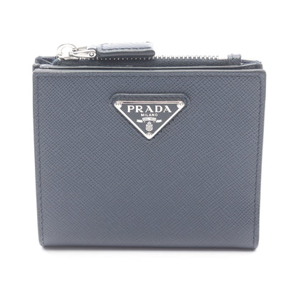 SAFFIANO 二つ折り財布 サフィアーノレザー ネイビー プラダ 財布・小物 PRADA