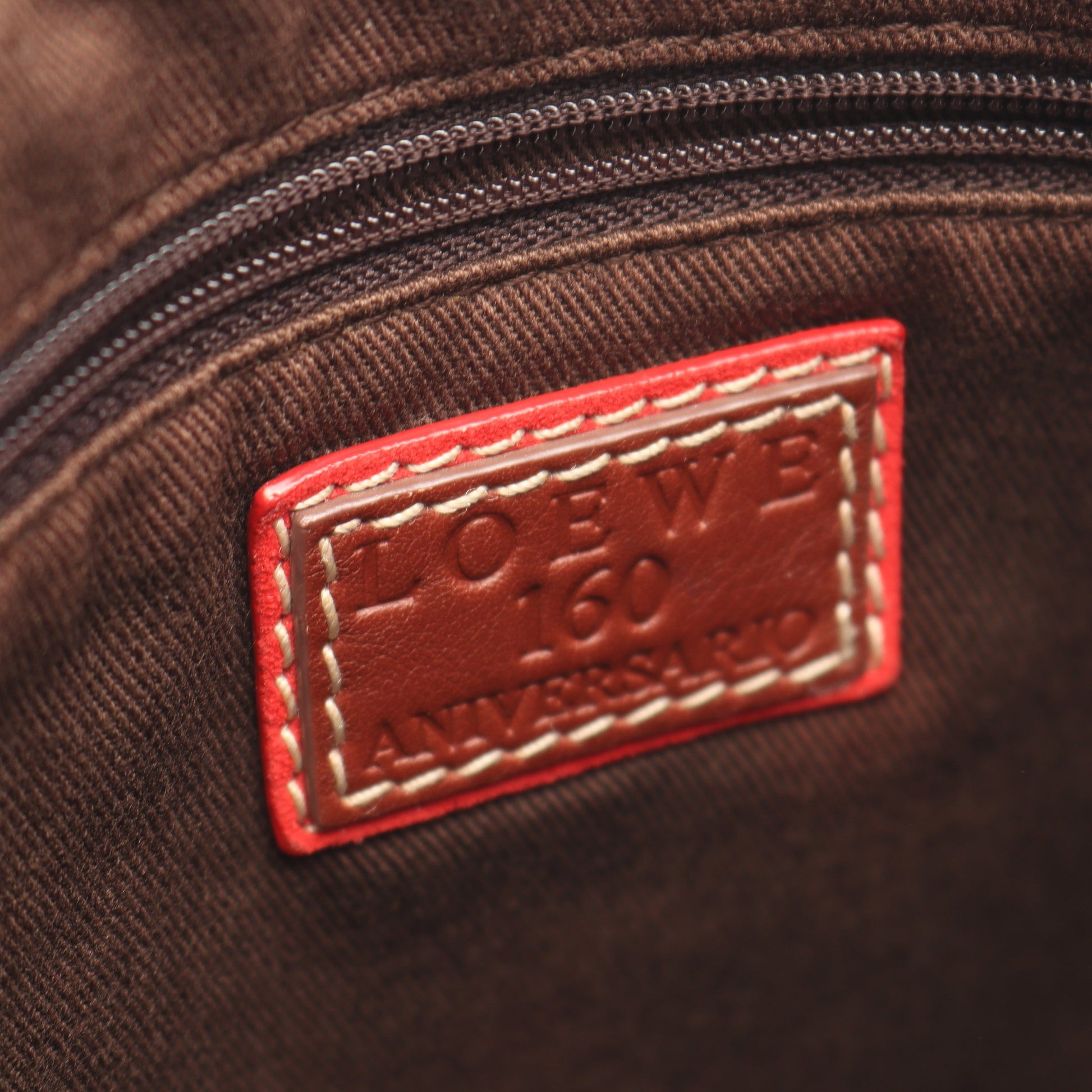 160周年記念モデル ショルダーバッグ キャンバス スエード レザー ベージュ レッド ブラウン ロエベ バッグ LOEWE