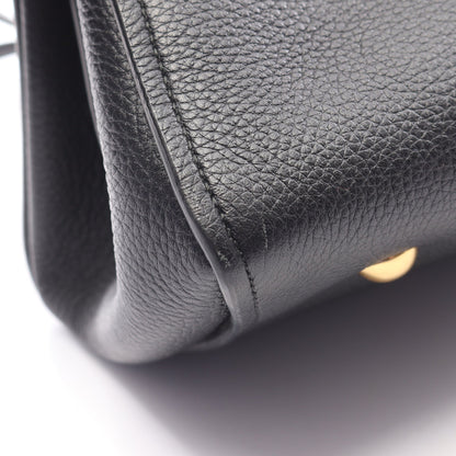 マーゴット ガンチーニ 2WAY ハンドバッグ レザー ブラック サルヴァトーレフェラガモ バッグ Salvatore Ferragamo