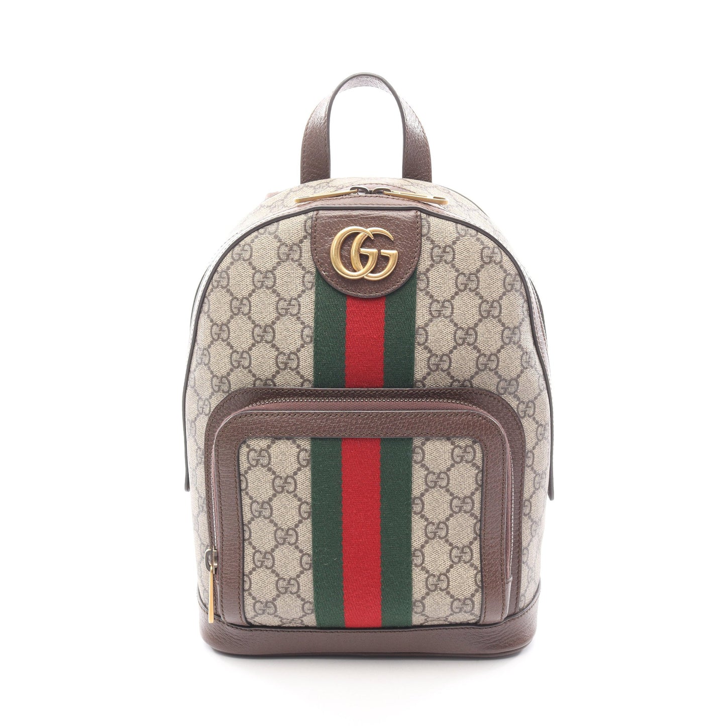 オフィディア GGスプリーム バックパック リュックサック PVC レザー ベージュ マルチカラー グッチ バッグ GUCCI