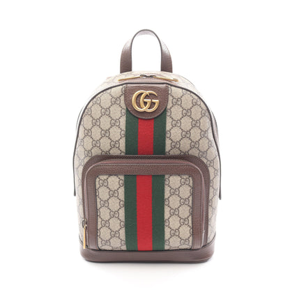 オフィディア GGスプリーム バックパック リュックサック PVC レザー ベージュ マルチカラー グッチ バッグ GUCCI