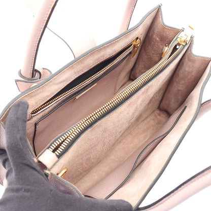 MADRAS マドラス 2WAY ハンドバッグ レザー ライトピンク ミュウミュウ バッグ miu miu