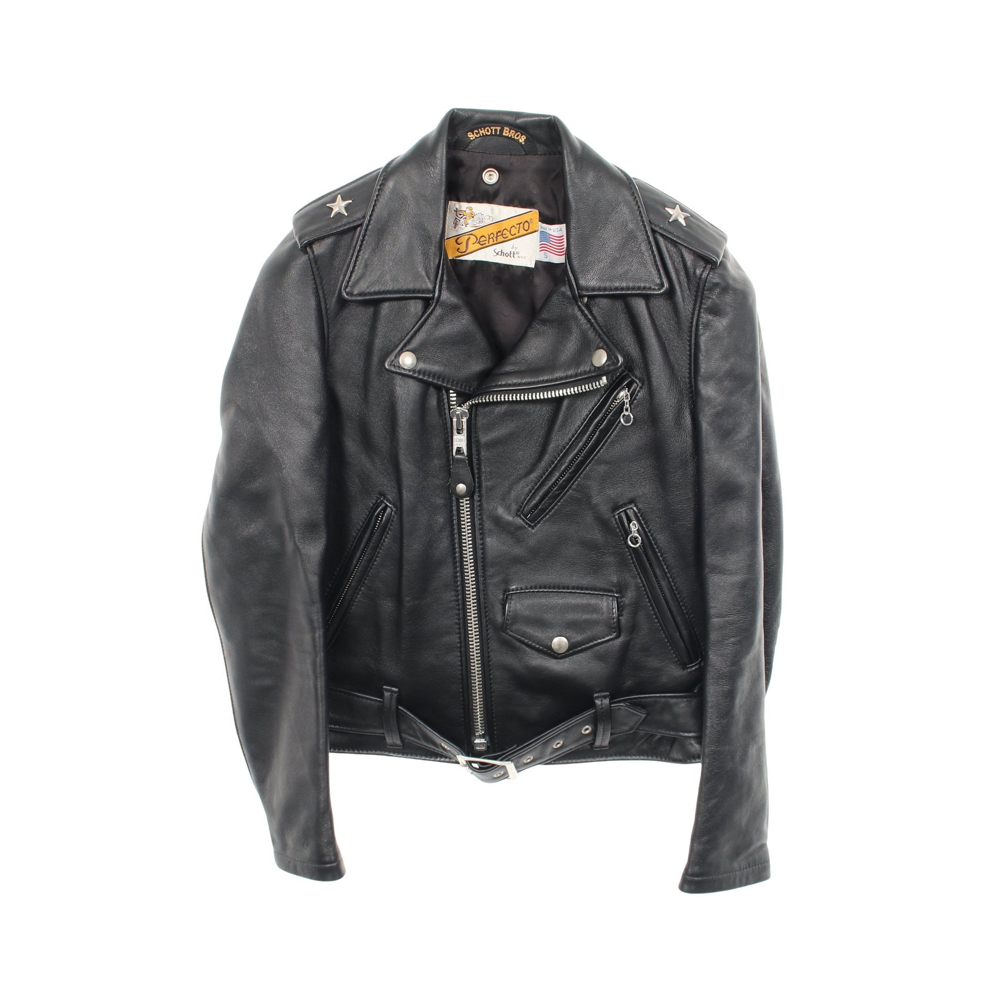 BEAMS BOY 40TH レザージャケット レザー ブラック ショット アウター Schott
