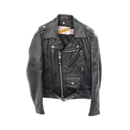 BEAMS BOY 40TH レザージャケット レザー ブラック ショット アウター Schott