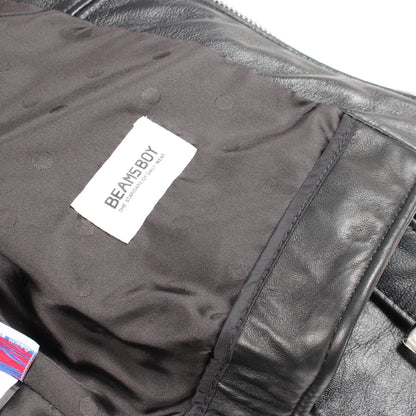 BEAMS BOY 40TH レザージャケット レザー ブラック ショット アウター Schott