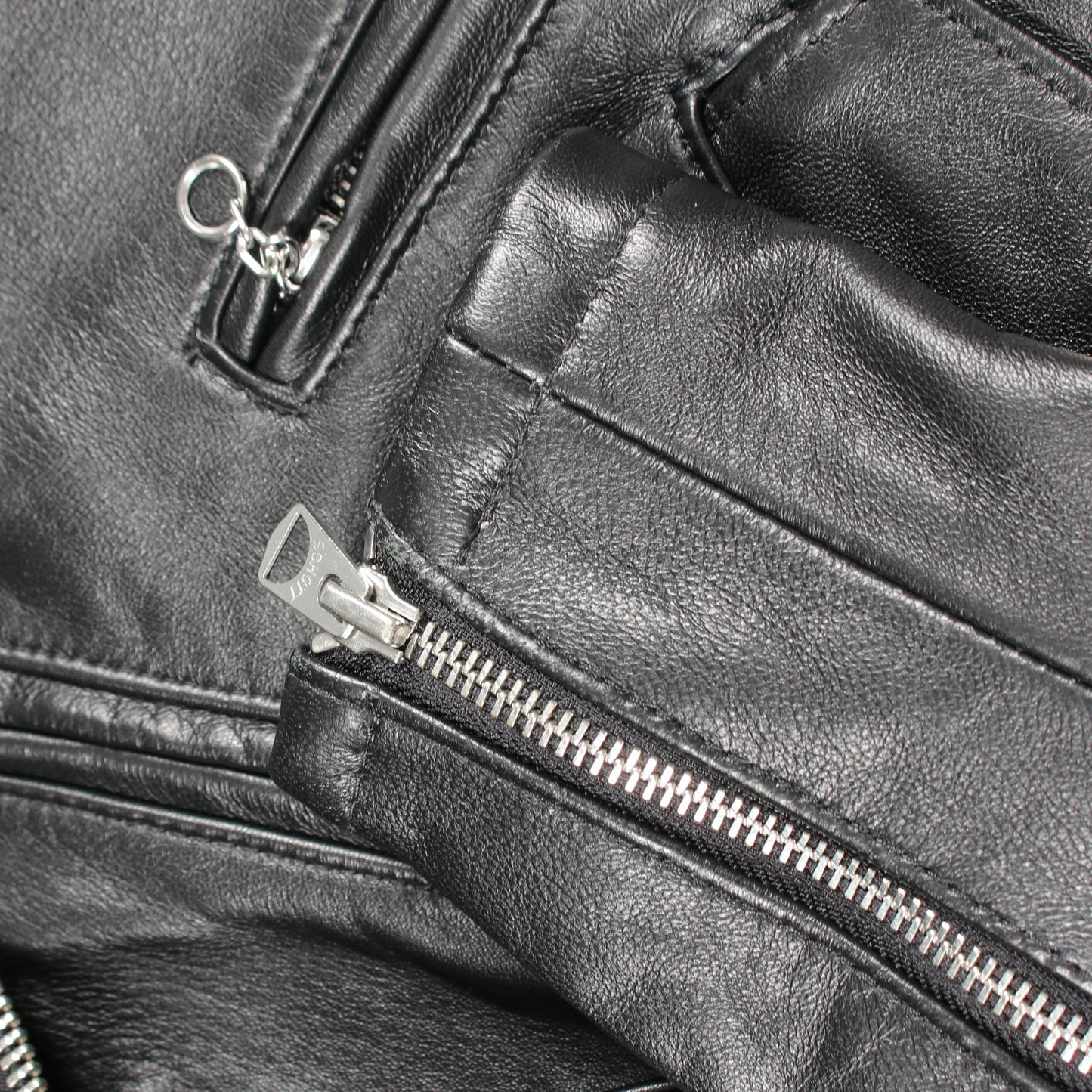 BEAMS BOY 40TH レザージャケット レザー ブラック ショット アウター Schott