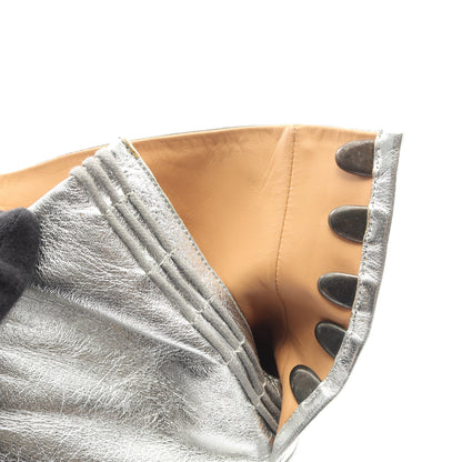 TABI タビ ブーツ レザー シルバー メゾンマルジェラ シューズ Maison Margiela