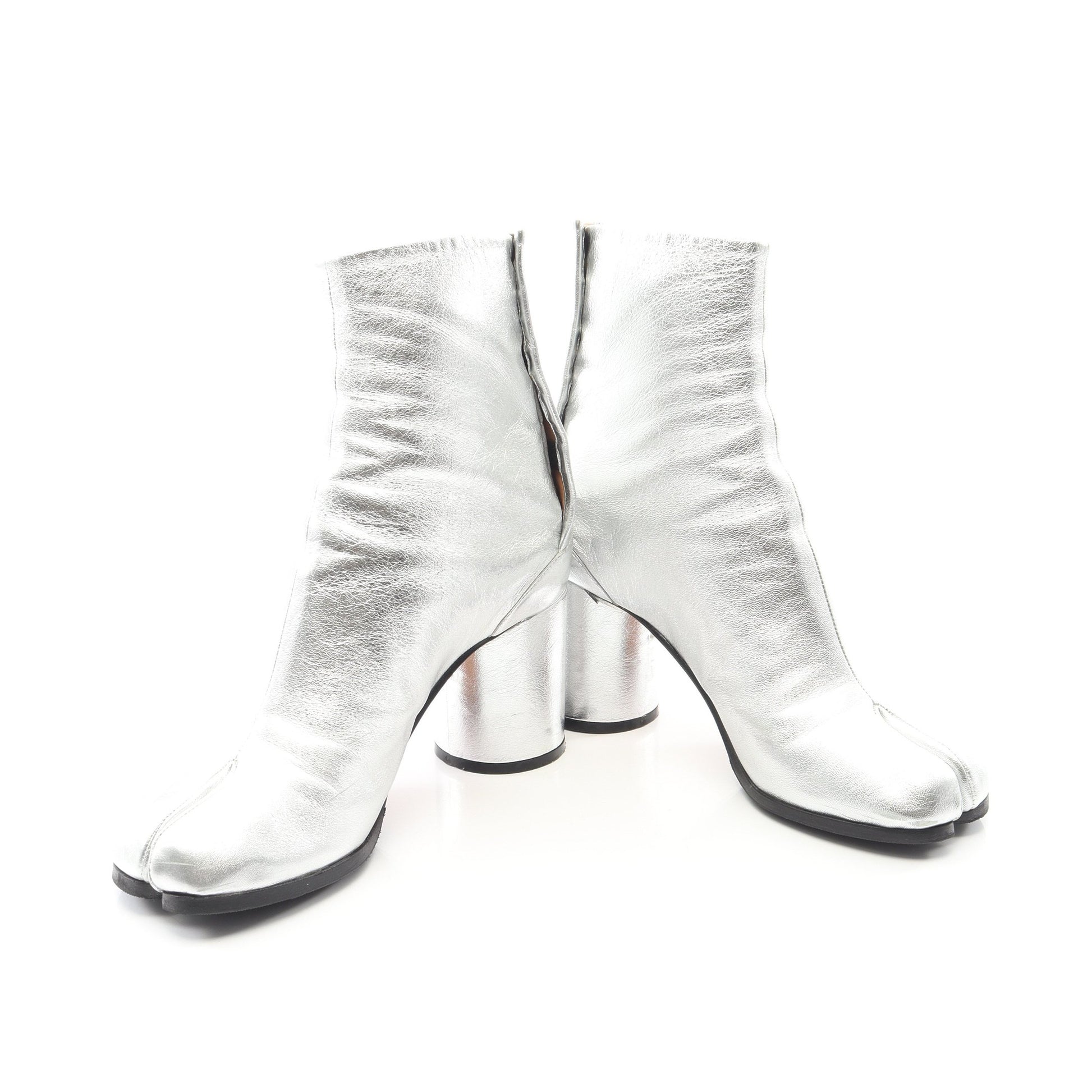 TABI タビ ブーツ レザー シルバー メゾンマルジェラ シューズ Maison Margiela