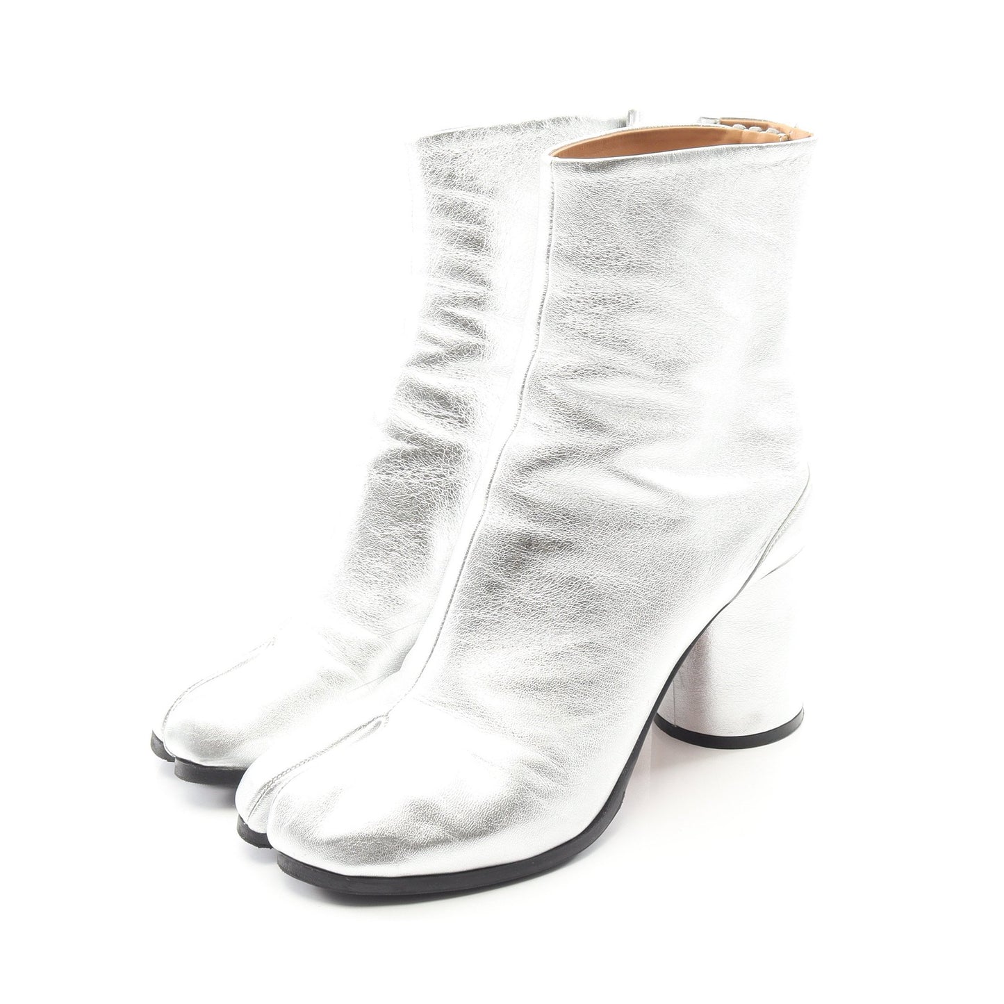 TABI タビ ブーツ レザー シルバー メゾンマルジェラ シューズ Maison Margiela