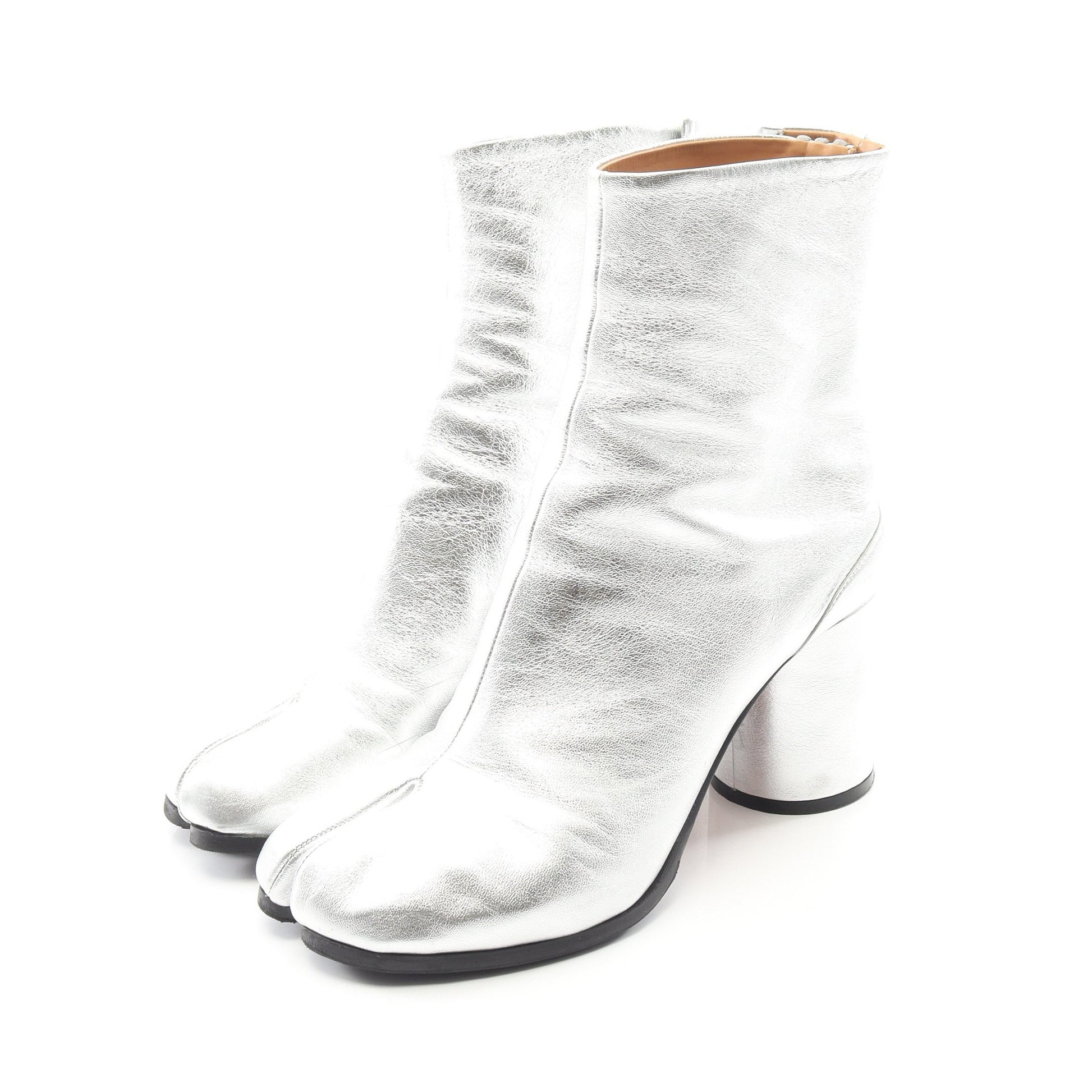 TABI タビ ブーツ レザー シルバー メゾンマルジェラ シューズ Maison Margiela
