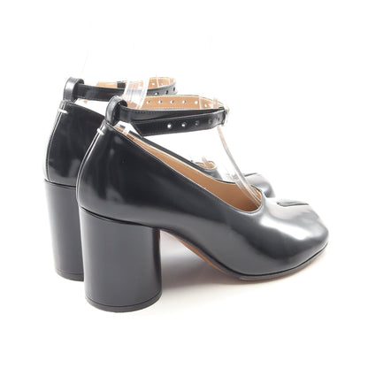 TABI パンプス レザー ブラック メゾンマルジェラ22 シューズ Maison Margiela 22