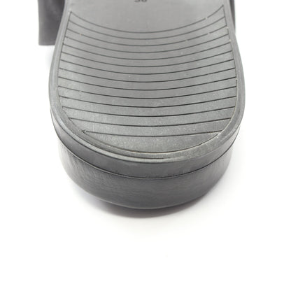 CHILANGHI ビジュー サンダル サテン ビジュー ブラック マノロブラニク シューズ MANOLO BLAHNIK