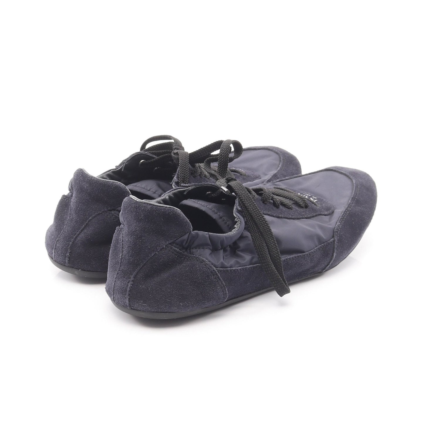 Re-Nylon コラプス スニーカー ナイロン スエード ダークネイビー プラダ シューズ PRADA