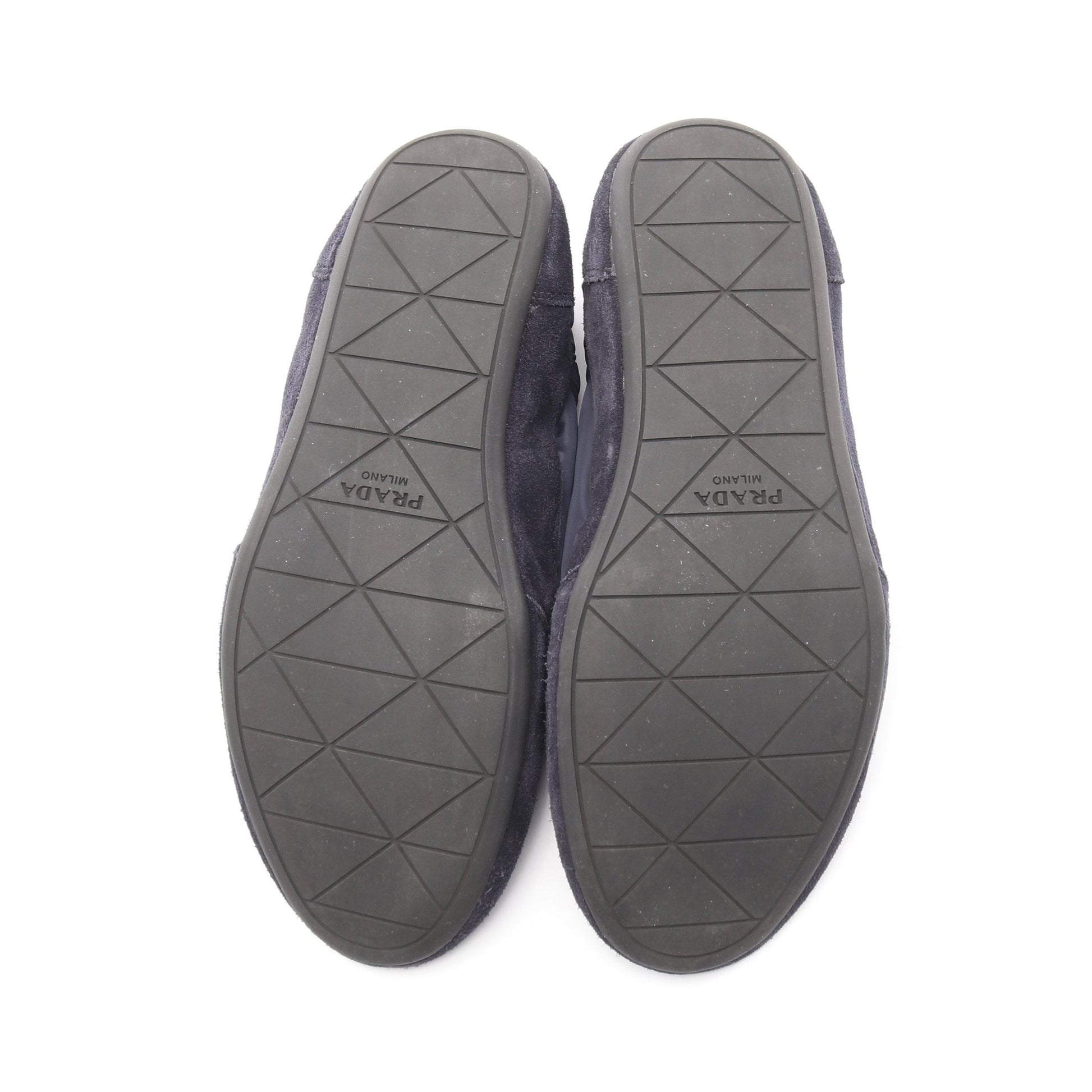 Re-Nylon コラプス スニーカー ナイロン スエード ダークネイビー プラダ シューズ PRADA