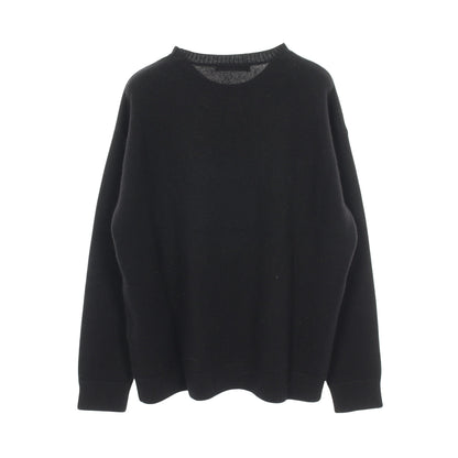 KASSEL クルーネック ロゴ ニット ウール カシミヤ ブラック エスマックスマーラ トップス S Max Mara