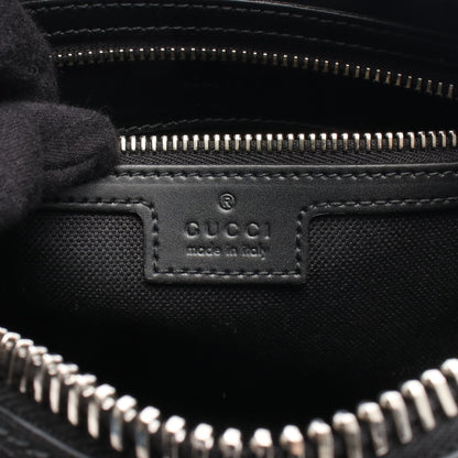 ソフト GGスプリーム シェリーライン ウエストバッグ ボディバッグ PVC レザー ブラック グッチ バッグ GUCCI