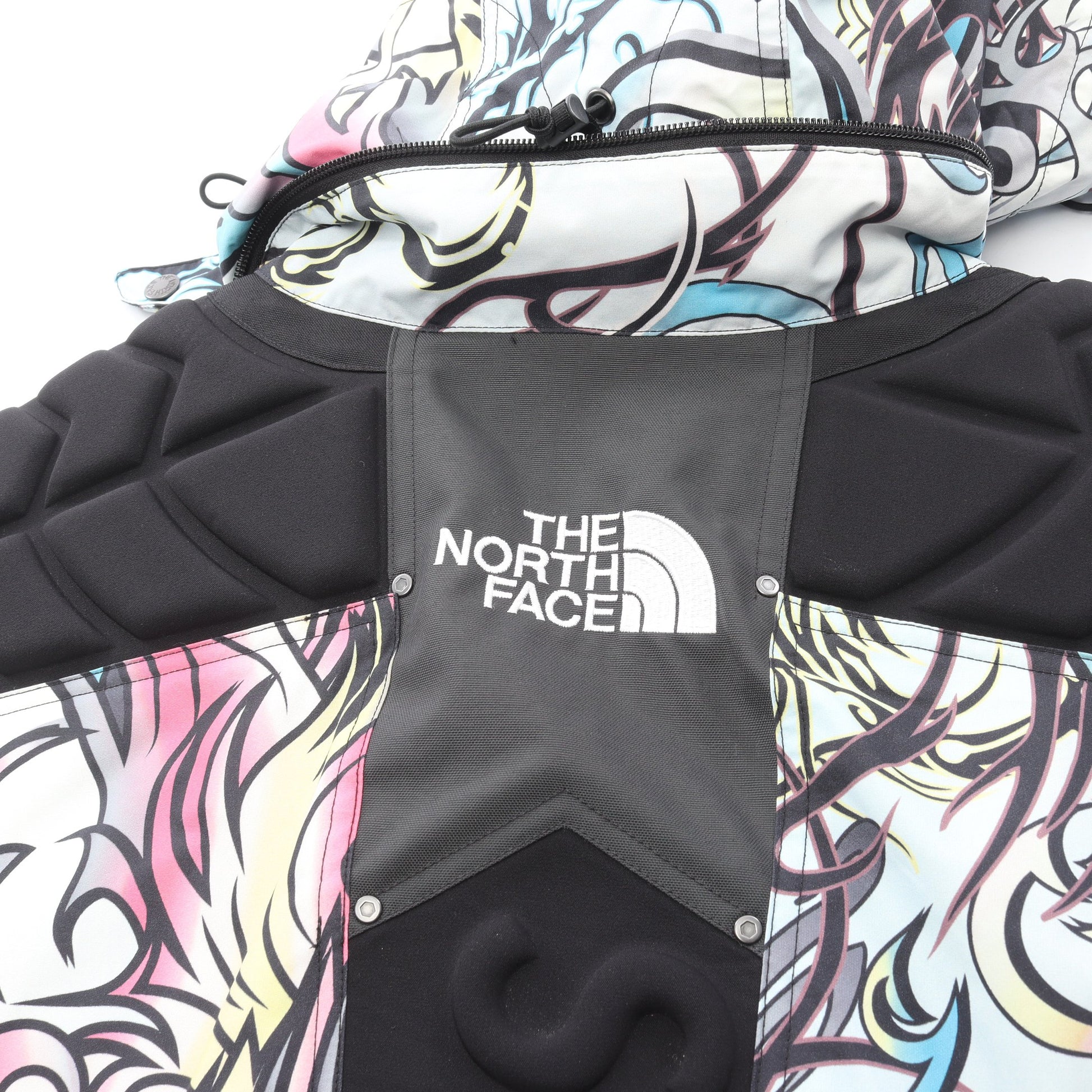 Supreme × THE NORTH FACE Steep Tech Apogee Jacket フード付き マウンテンパーカー ナイロン ブラック マルチカラー シュプリーム アウター Supreme