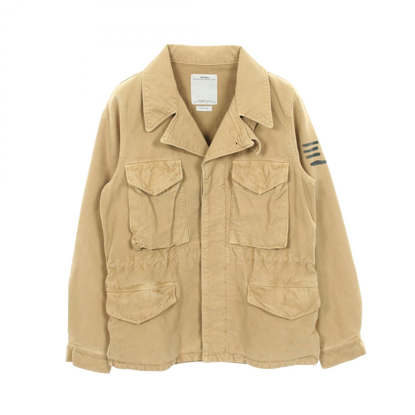 ACHSE JACKET ヴィンテージ加工 ジャケット コットン カーキブラウン ビズビム アウター visvim