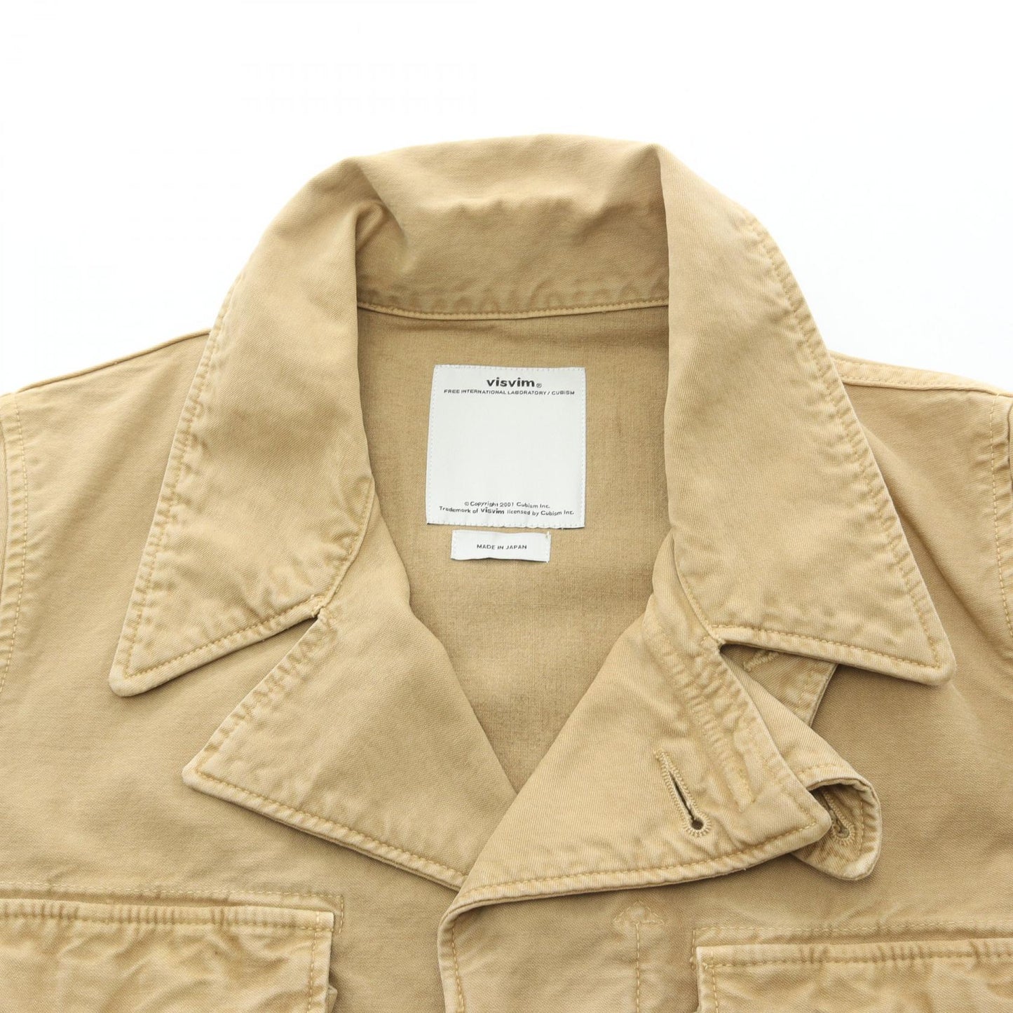 ACHSE JACKET ヴィンテージ加工 ジャケット コットン カーキブラウン ビズビム アウター visvim