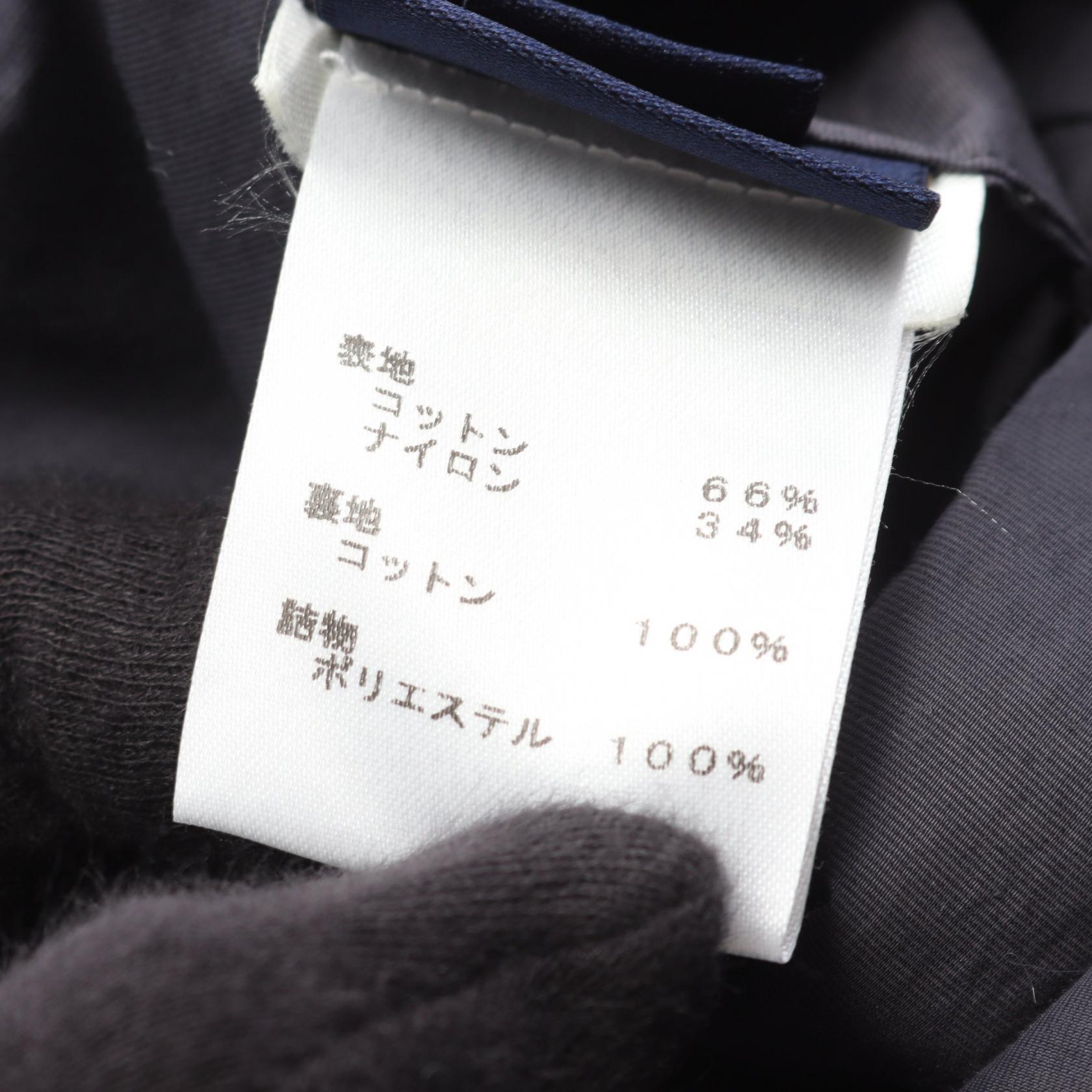 リバーシブル カモダブルフェイスコーチ 中綿 ジャケット コットン ナイロン グレー ブラック ルイヴィトン アウター LOUIS VUITTON
