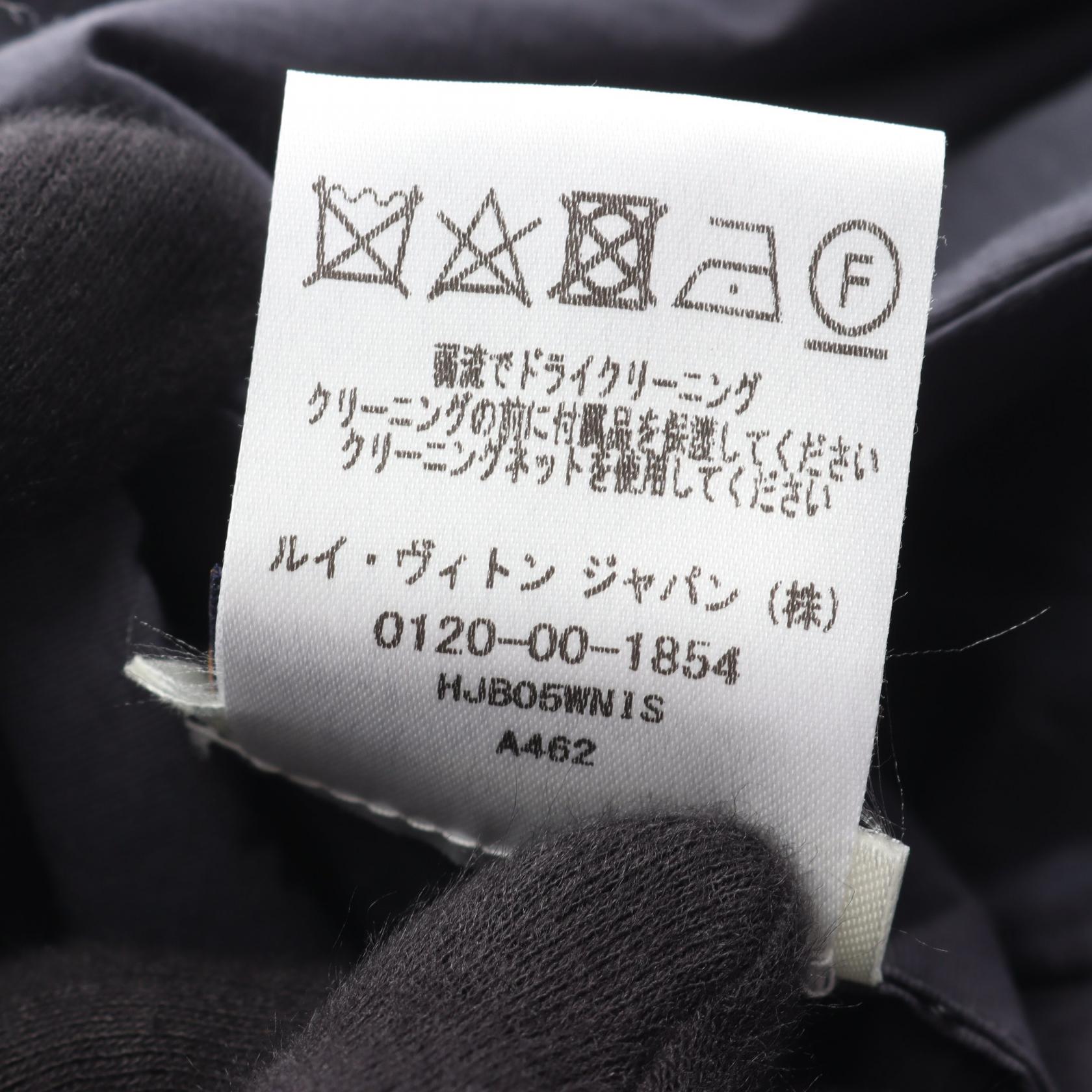 リバーシブル カモダブルフェイスコーチ 中綿 ジャケット コットン ナイロン グレー ブラック ルイヴィトン アウター LOUIS VUITTON