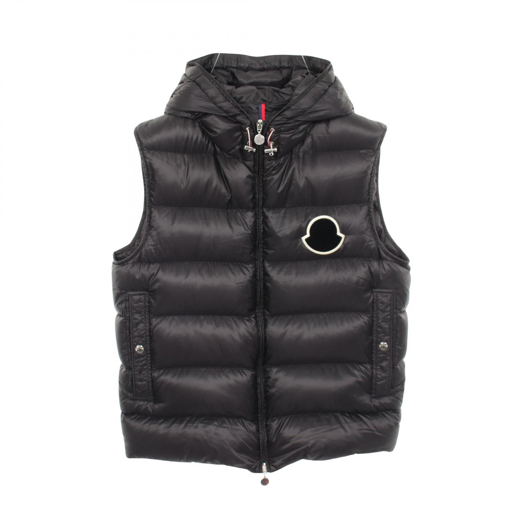 VANOISE フード付き ダウンベスト ナイロン ブラック モンクレール アウター MONCLER