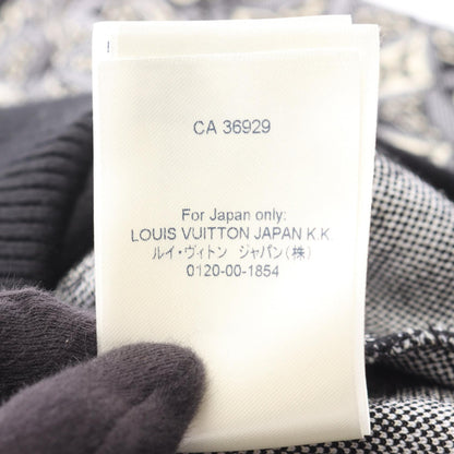Since1854 モノグラム ジップアップ ニット ジャケット ウール ナイロン ブラック ルイヴィトン アウター LOUIS VUITTON