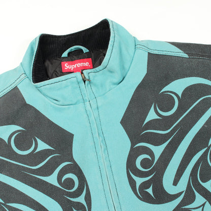 Makah Zip Up Jacket ブルゾン ボンバージャケット コットン ライトブルー シュプリーム アウター Supreme