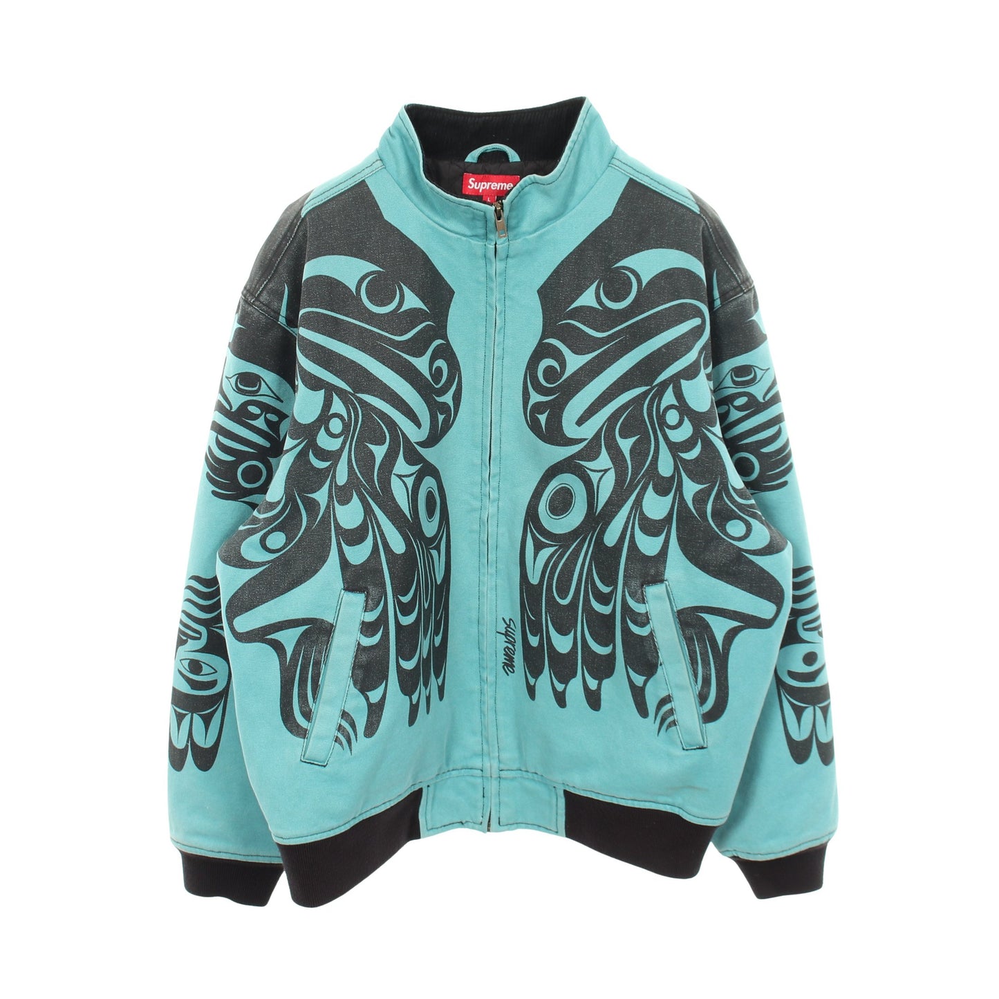 Makah Zip Up Jacket ブルゾン ボンバージャケット コットン ライトブルー シュプリーム アウター Supreme