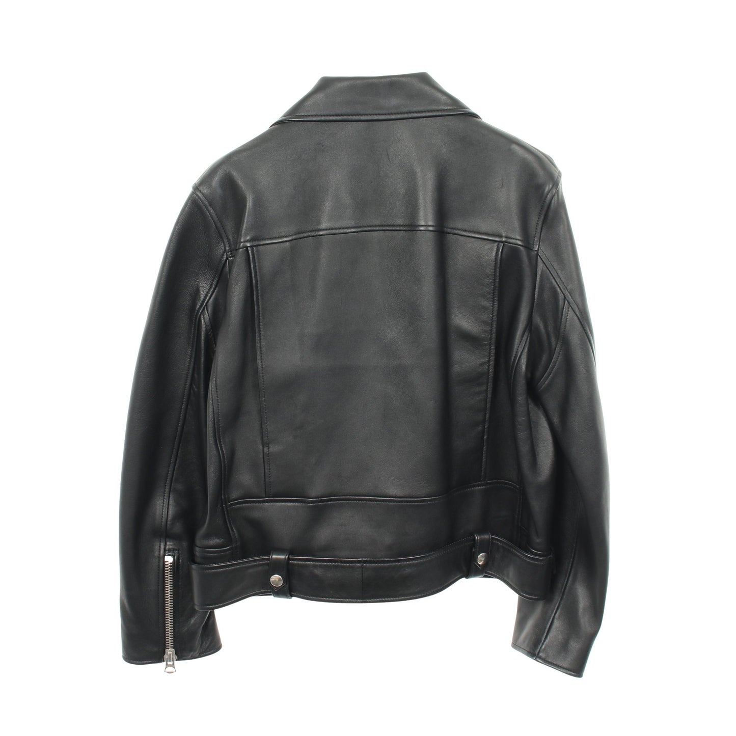 LEATHER BIKER JACKET ライダースジャケット ラムレザー ブラック アクネストゥディオズ アウター Acne Studios
