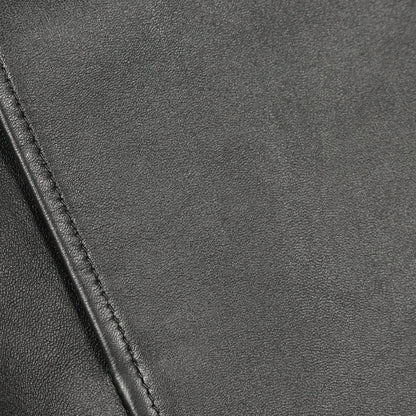 LEATHER BIKER JACKET ライダースジャケット ラムレザー ブラック アクネストゥディオズ アウター Acne Studios