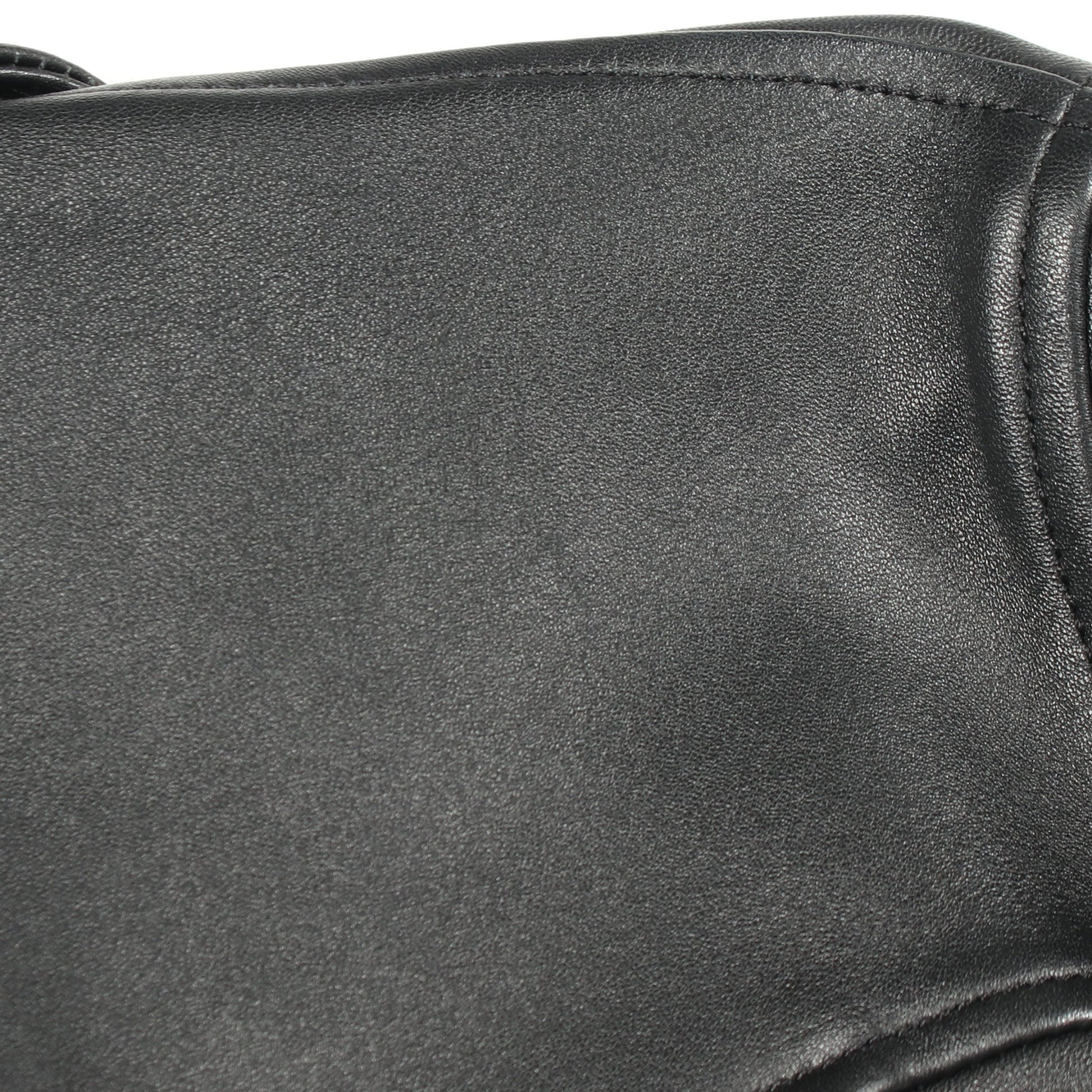 LEATHER BIKER JACKET ライダースジャケット ラムレザー ブラック アクネストゥディオズ アウター Acne Studios