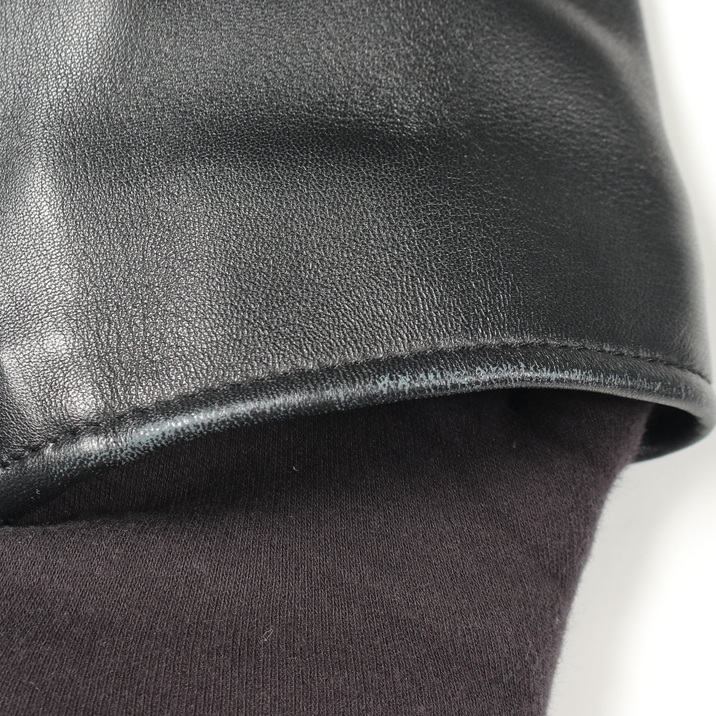 LEATHER BIKER JACKET ライダースジャケット ラムレザー ブラック アクネストゥディオズ アウター Acne Studios