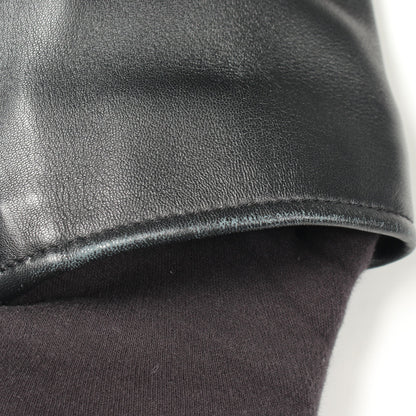 LEATHER BIKER JACKET ライダースジャケット ラムレザー ブラック アクネストゥディオズ アウター Acne Studios