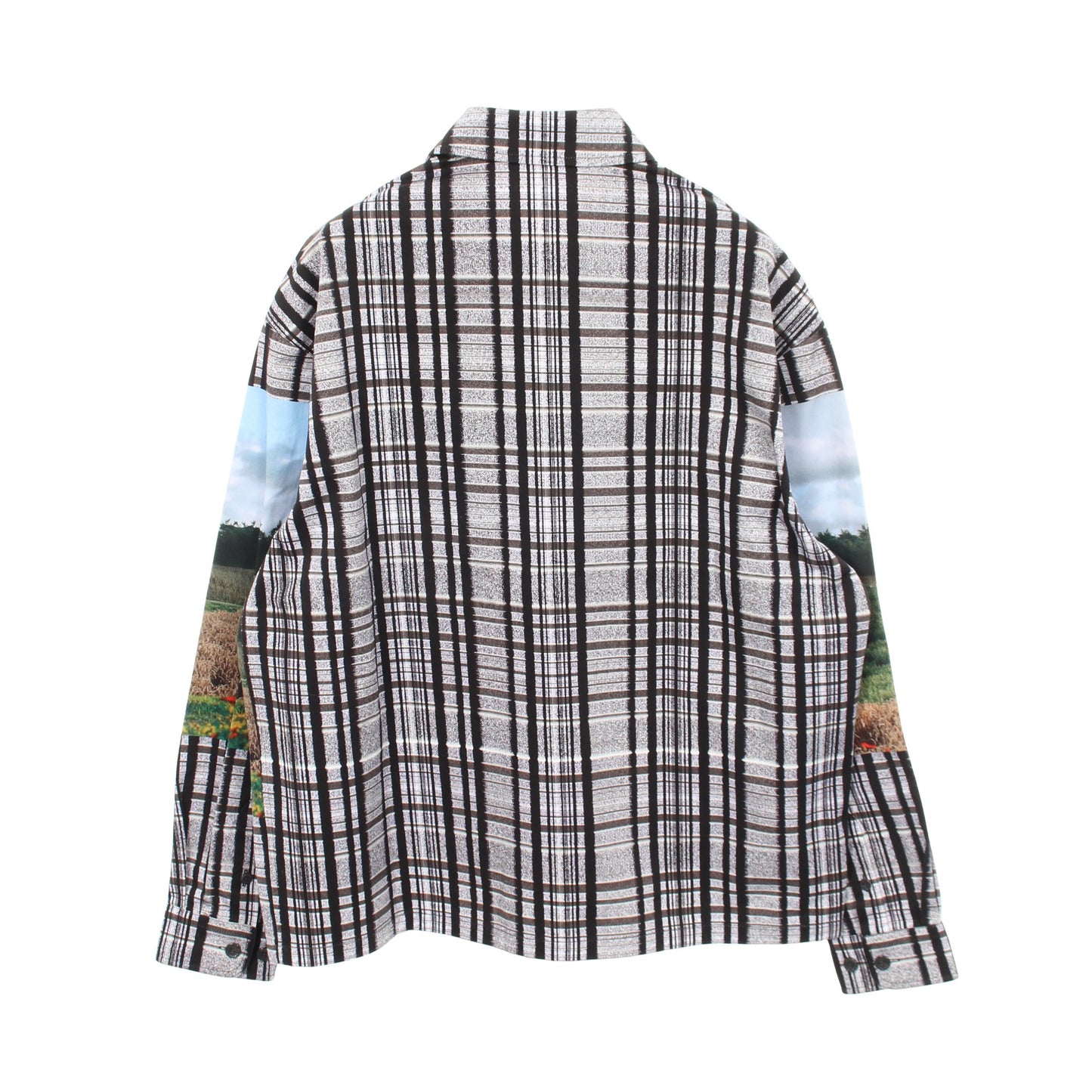 プリンテッドコットンオーバー シャツ コットン グレー ブラック マルチカラー ルイヴィトン トップス LOUIS VUITTON