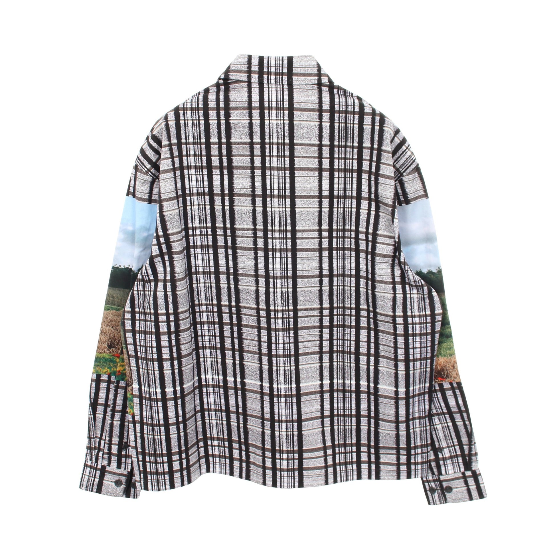 プリンテッドコットンオーバー シャツ コットン グレー ブラック マルチカラー ルイヴィトン トップス LOUIS VUITTON