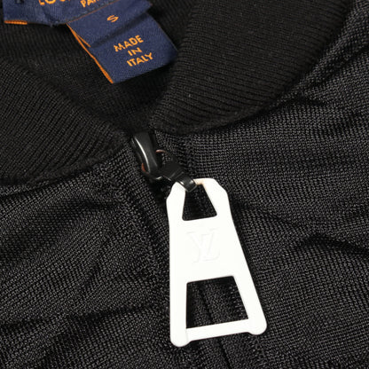 ダイヤモンドニット ブルゾン ジャケット ウール ブラック ルイヴィトン アウター LOUIS VUITTON