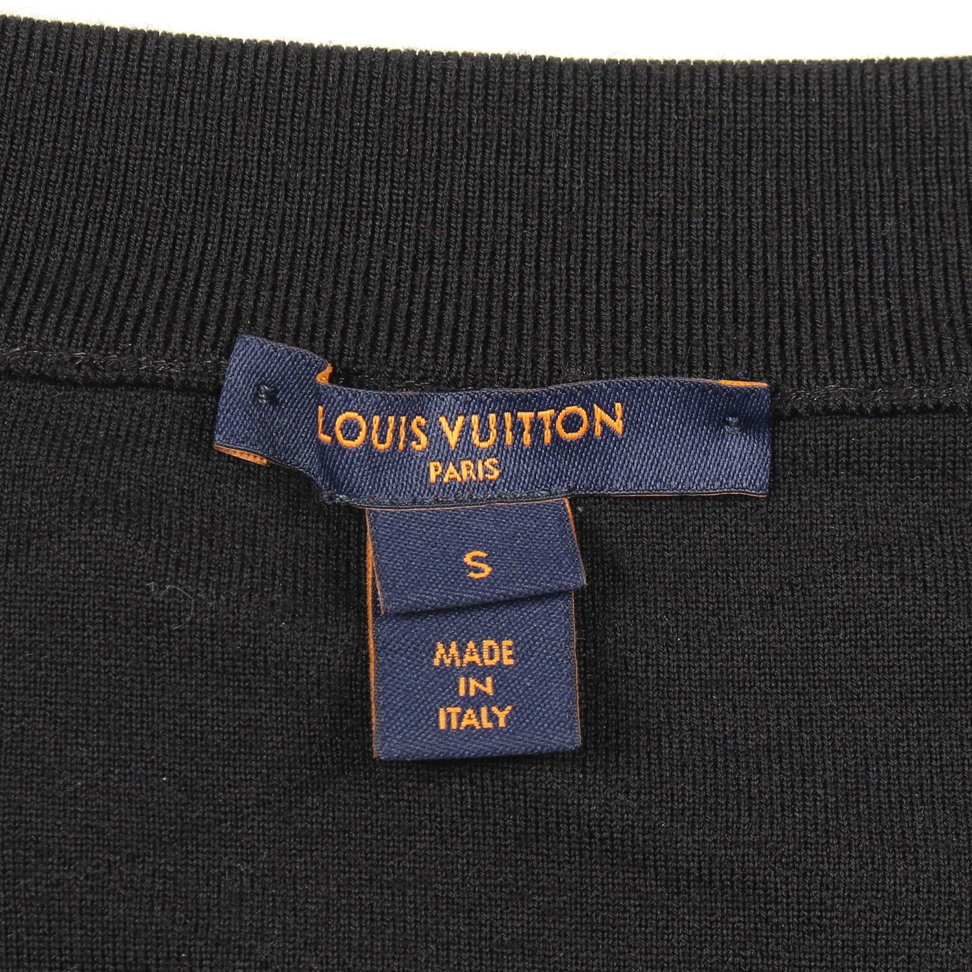 ダイヤモンドニット ブルゾン ジャケット ウール ブラック ルイヴィトン アウター LOUIS VUITTON
