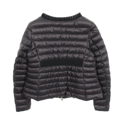 CROISSANT ノーカラー ダウンジャケット ナイロン ブラック モンクレール アウター MONCLER
