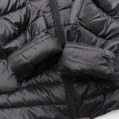 CROISSANT ノーカラー ダウンジャケット ナイロン ブラック モンクレール アウター MONCLER