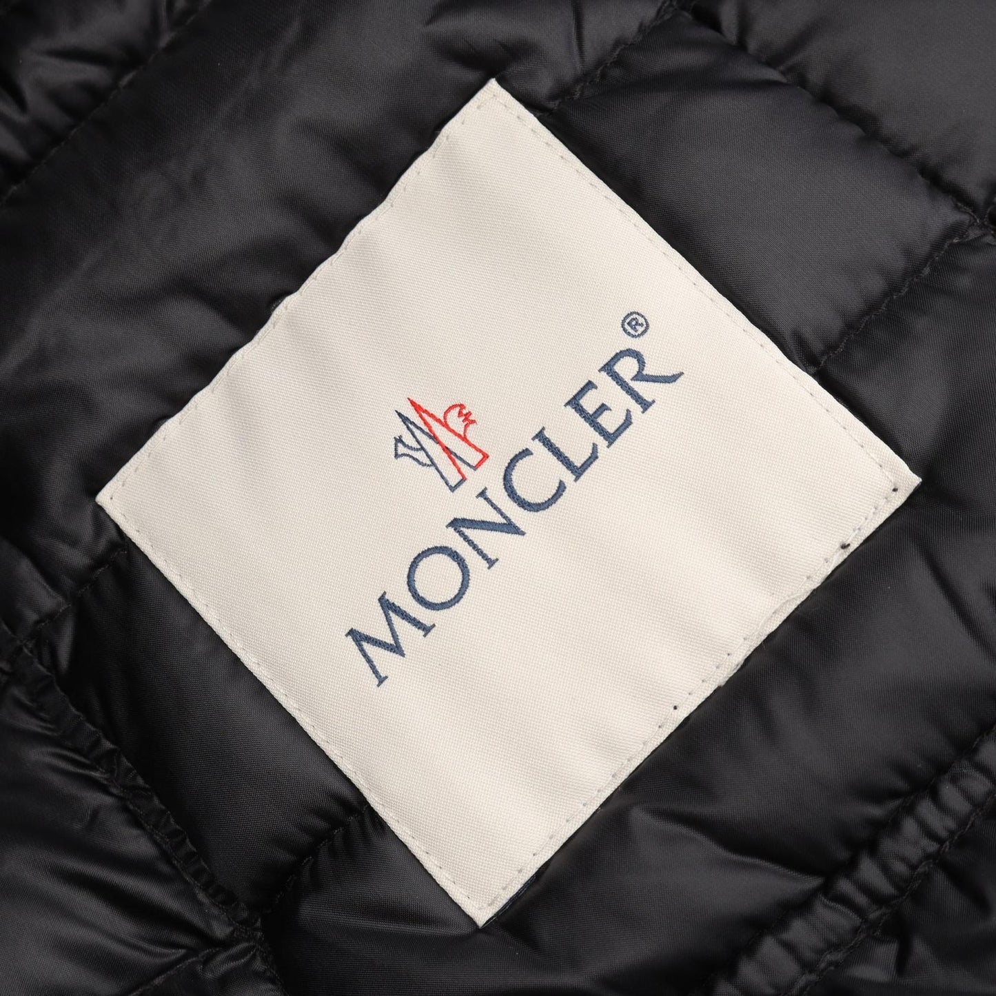 CROISSANT ノーカラー ダウンジャケット ナイロン ブラック モンクレール アウター MONCLER